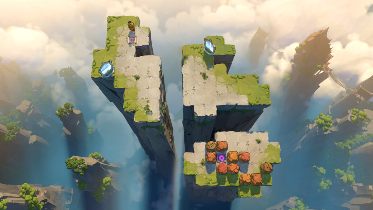 Énigme sur des îles flottantes dans Order of the Sinking Star